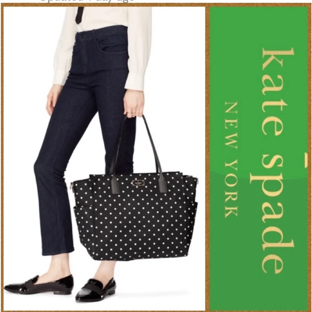 Kate Spade Taden Blake Avenue Diamond Polka Dot Baby Bag